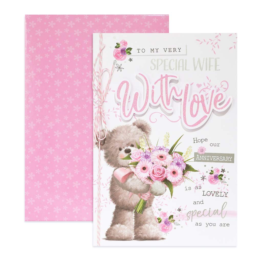 To My Lovely Wife - Large Anniversary Boxed Card