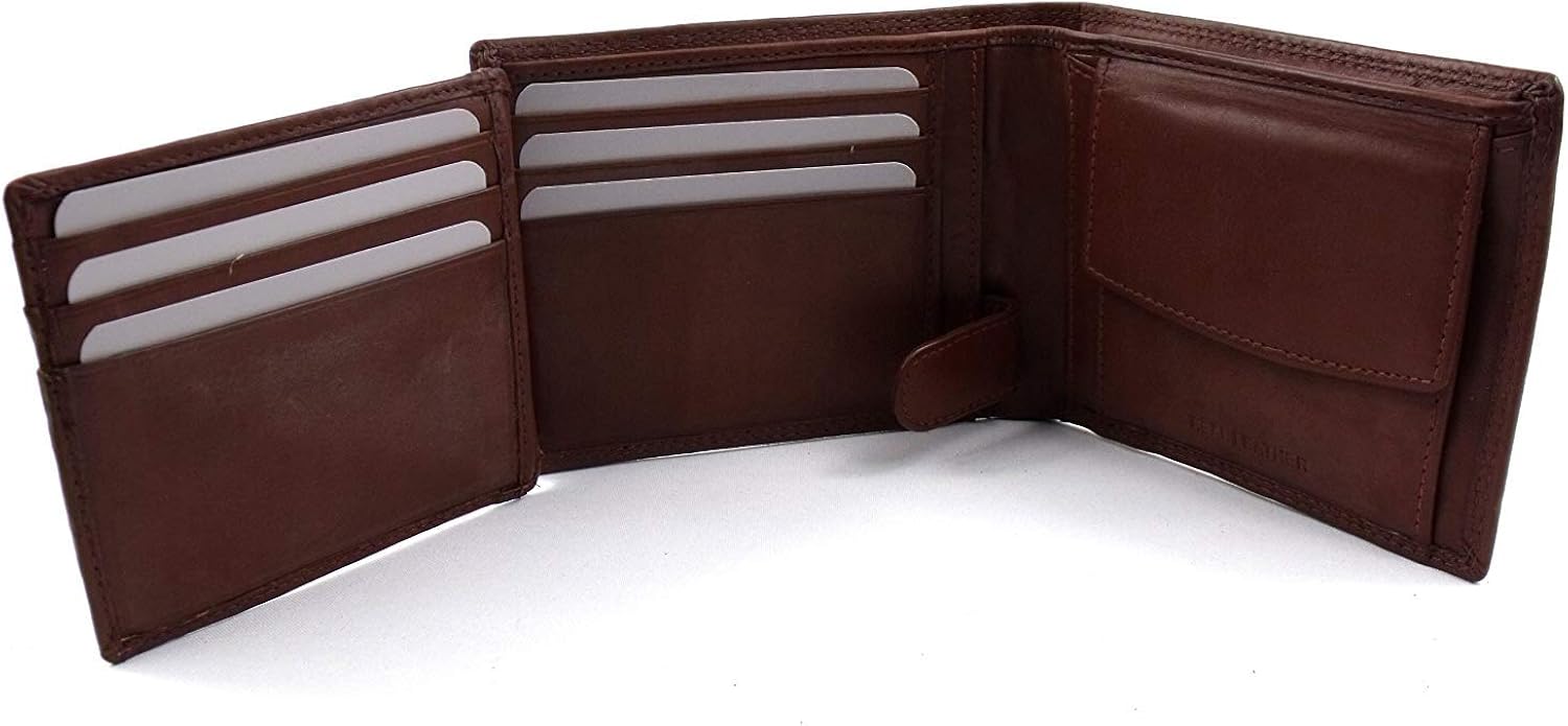 Mens Soft Tan Leather Wallet - Image 4