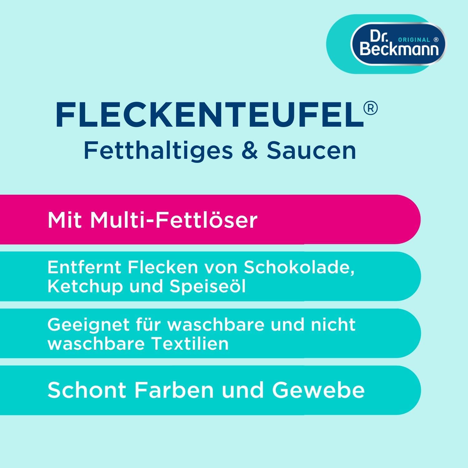 Dr. Beckmann Flecken Teufel Speise-Fett &Öl 2