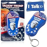 Talking Trump Keychain Funny Gag Sound Machine Toy | 6 Different Sayings In Donald’s Real Voice | Classic Quotes In Your Pocket | Sound Effect Political Gift | Batteries Included