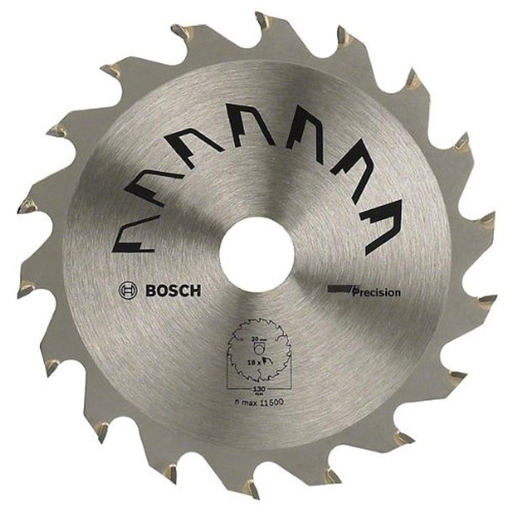 Bosch 1x Circular Saw Blade Precison (for Wood, Ø 140 x 2.5/1.5 x 20/12.75 mm, 18 Teeth, ATB, with 1x Reduction ring 12.75 mm, Accessories for Circular Saws)