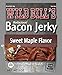 Wild Bill's 3oz Sweet Maple Glazed Bacon Jerky Packs (4 re-sealable 3oz bacon jerky packs per bag)