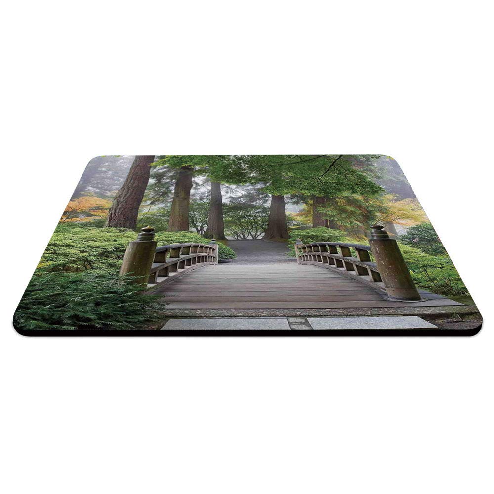 Amazon Com Apartment Decor Wristband Mouse Pad Foggy Morning