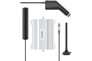 GAGBK Cell Booster for RV, Car Signal Booster for All U.S.Carriers AT&T Verizon T-Mobile and More, Cell Booster for Truck on Band 12/13/17 5G 4G LTE 3G Cell Phone Booster for Car Vehicle RV Trailer