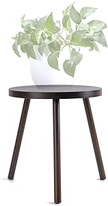 TIMEYARD Mid Century Plant Stand, Indoor Tall Plant Stand Wood Planter Holder for Flower Pots, Small Round Side Table, Modern Home Decor (Planter Not Included)