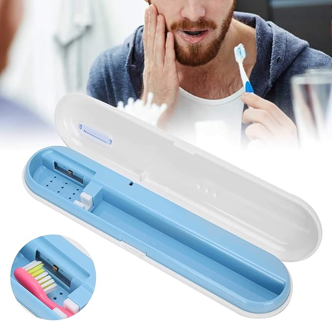 UV toothbrush sterilizer, UV toothbrush cleaning box, UVC toothbrush