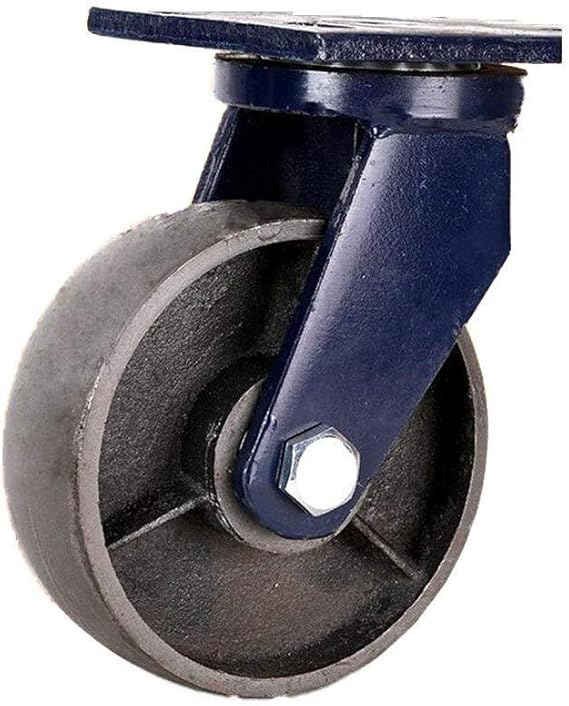 4/5/6/8/10 Inches Cast Iron Solid Wheel,High Temperature Resistance