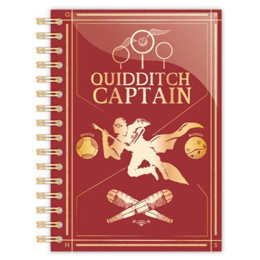 Blue Sky Designs Ltd Harry Potter Quidditch Captain A5 Wiro Notebook
