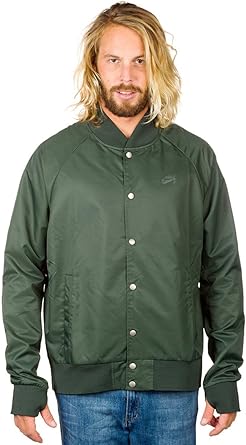 nike satin bomber jacket