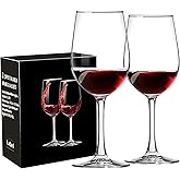 Haoxishui Wine Glasses Set of 2, 10 OZ Long Stem Wine Glasses Set for Red Wine and White Wine, Christmas Gift, Mother's Day Gift