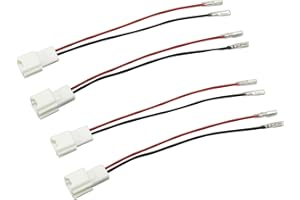 YYTQP 4 PCS Door Speaker Wiring Harness, PC2-28 Audio Speaker Wire Cable Compatible with Nissan Speakers Adapter Connector Adaptor Plug, Easy to Install