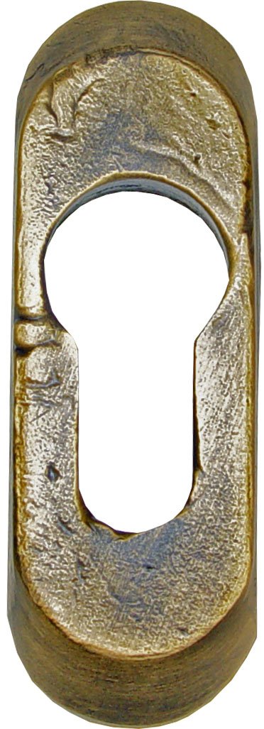 IMEX EL ZORRO 76839 El Zorro 76839-Rustic Brass Mud Plate 75 x 25 mm