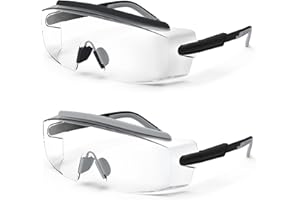 MEIGIX Anti Fog Safety Glasses Safety Goggles Over Glasses Protective Glasses with Anti Scratch Lenses Adjustable