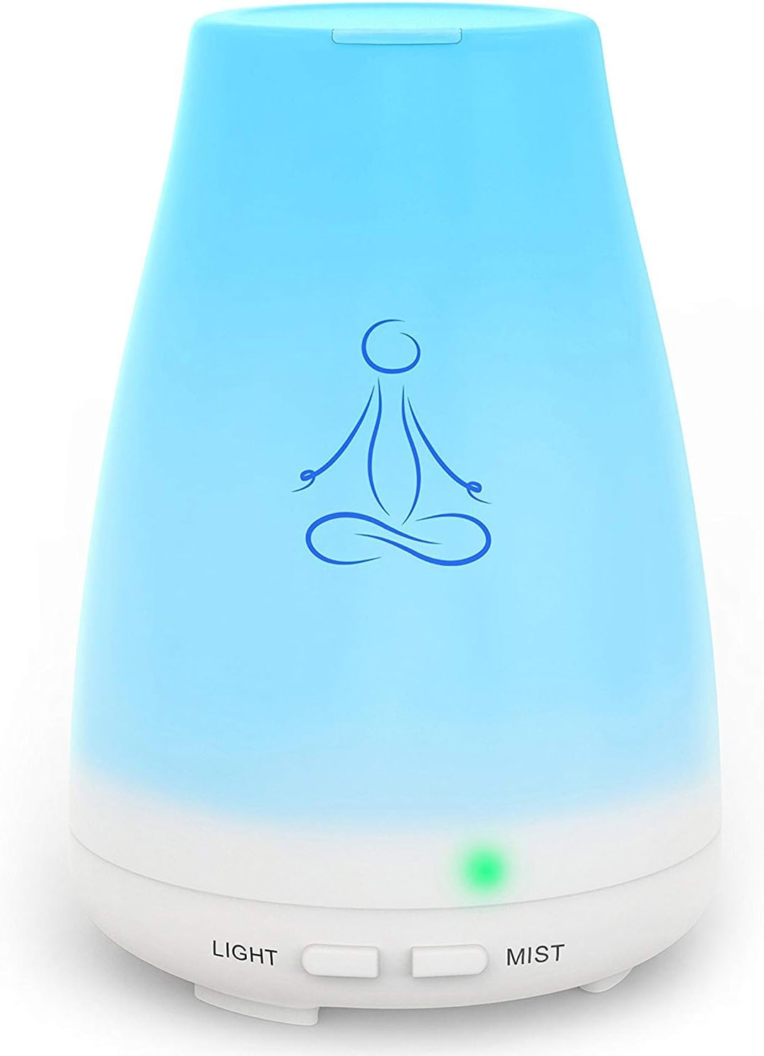 Your Spirit Space 100ml Aromatherapy Essential Oil Diffuser Portable Ultrasonic Cool Mist Aroma HumidifierBonus PDF with 7 Color LED Lights Changing and Auto Shut Off Function