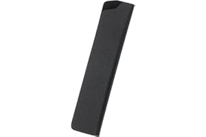 uxcell Knife Cover Sleeves, 5.3" x 0.9" ABS Knives Edge Guard Blade Protector Universal Knife Sheath for Home Kitchen, Black