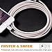 Xcords(TM) 3Pack 10FT iPhone Lightning to USB Syncing and Charging Cord Data Cable with Aluminum Alloy Connector for iPhone 7/ 7 Plus/ 6s/ 6s Plus /6/ 5/ 5s/ 5c iPad Mini Air