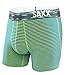 Saxx Underwear Men's Fiesta Boxer Ocean/Lime Stripe Boxer Briefs LG