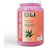 MODA - Strong Hold Styling Hair Gel - Nourishes and Repairs with Glycerin, Keratin, Panthenol, Collagen, and Vitamin E - Maximum Hold, Long-Lasting for All Hair Types - 85 Oz