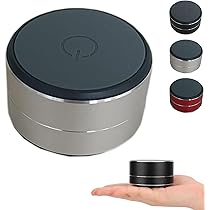 Xpwghap Buzzgo Speaker,Mini Buzzgo Speaker Bone Conduction, Bone Conduction Resonance Subwoofer With Suction Cup, Portable Wireless Subwoofer For Bathroom, Outdoor, Travel-BLACK