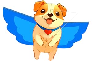 HENGDA KITE Animals Kite for Kids Beginners and Adults Cute Design High Definition Printing Easy to Carry