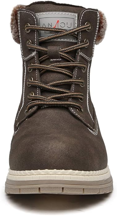 ANJOUFEMME Women Hiking Winter Boots