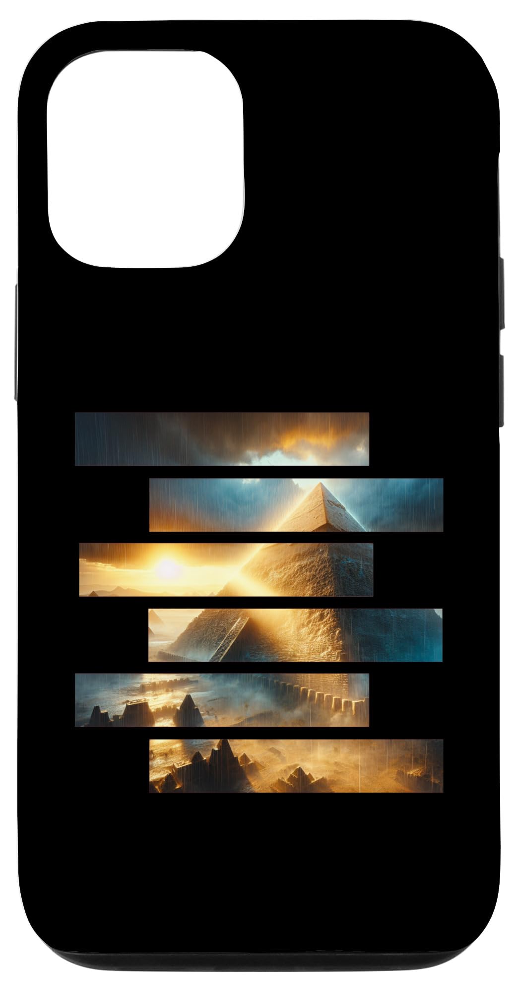 iPhone 15 Eternal Monuments: Sunset on Ancient Egyptian Pyramid Case