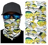 MEILAIER UV Fishing Mask Moisture Wicking Headband Seamless Bandana COOLMAX Microfiber for Cycling Running Hunting Motorcycle Head Wear