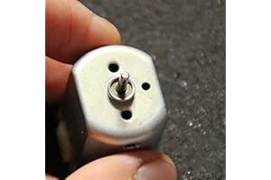 PYouo-DC Motor 260 Flat DC Micro Motor, DC 1-6V 23000rpm Shaft Diameter 2mm, Metal Brush Motor for DIY Toys Smart Car Models