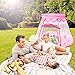 Children's six-sided tent Princess Play Ball Pit Outdoor Indoor Game Play Toys House, Ocean Ball Not Included