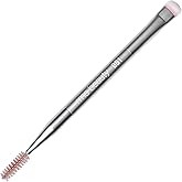 RMS Beauty Back2Brow Brush - Vegan, Synthetic Fiber Eyebrow Makeup Brush with Spoolie, Cruelty Free Clean Beauty Makeup Tools
