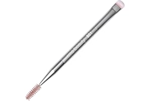 RMS Beauty Back2Brow Brush - Vegan, Synthetic Fiber Eyebrow Makeup Brush with Spoolie, Cruelty Free Clean Beauty Makeup Tools