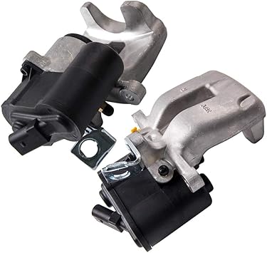 Amazon Com Pair Rear Electric Brake Caliper For Vw Passat 3c2 3c5 2005 2007 3c0615403 3c0615404 Automotive