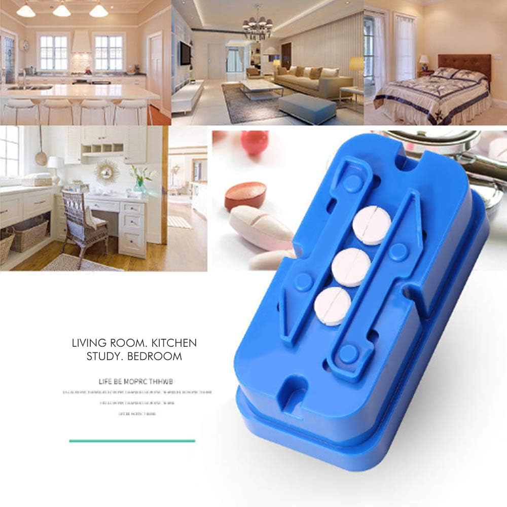 Diamerd Multiple Pill Cutter Crusher Splitter for Small or Large Big Pills 1/4 Round or Oblong Pills: Health & Personal Care