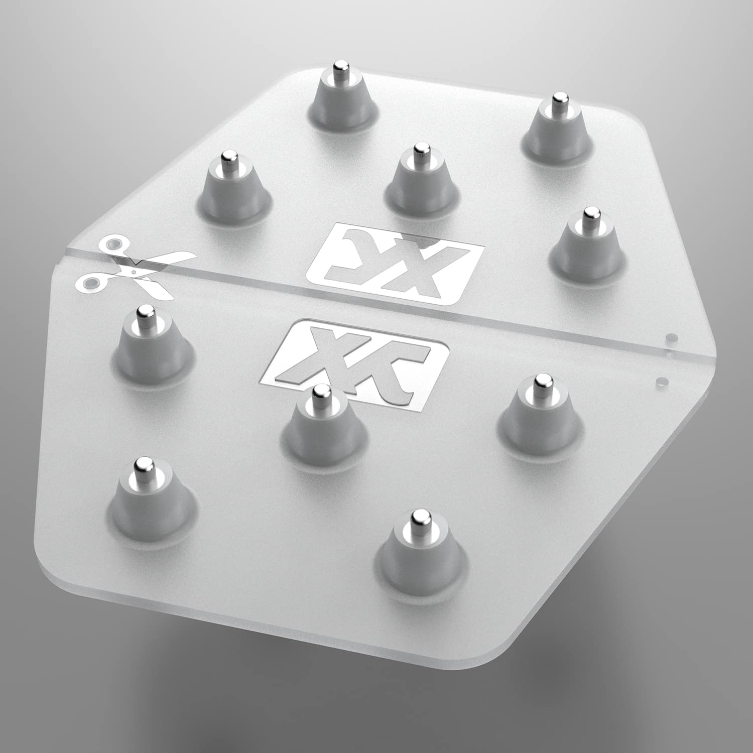 XCMAN Snowboard Clear Spike Pike Piñera Anti-Slip, proporciona un agarre adicional y una tracción Pperfect con adhesivos 3M 5.1 x 4.3 pulgadas