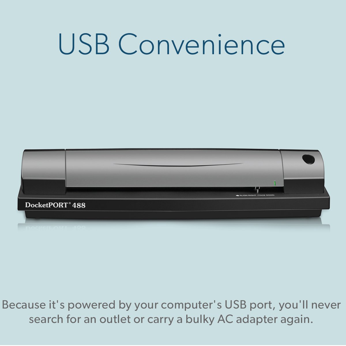 DocketPORT 488 Duplex Document Scanner (DP488)