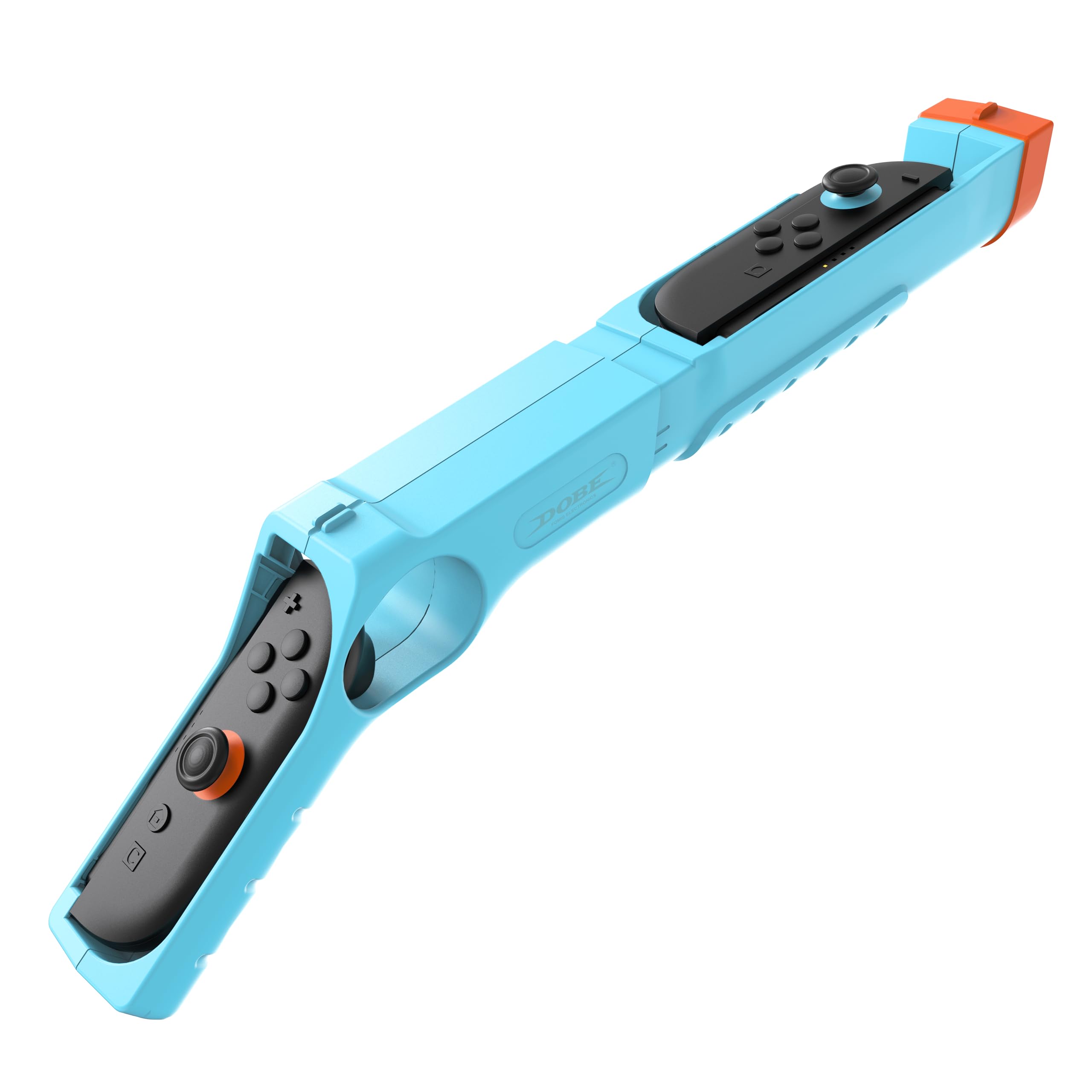 GAMSURFING Shooting Game Gun for Nintendo Switch 2/1/OLED JoyCons, Detachable Gun Hand Grip Compatible with Shooting&Hunting Games Like: Sniper Elite, Wolfenstein 2, Splatoon, Big Buck Hunter and More