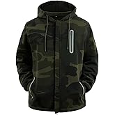 LBL Leading the Better Life Men's Zip Up Hoodie Long Sleeve Fleece Hooded Sweatshirt with Zipper Pockets