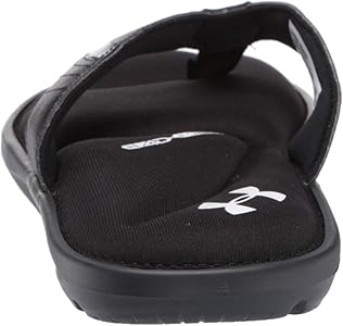 black under armour flip flops