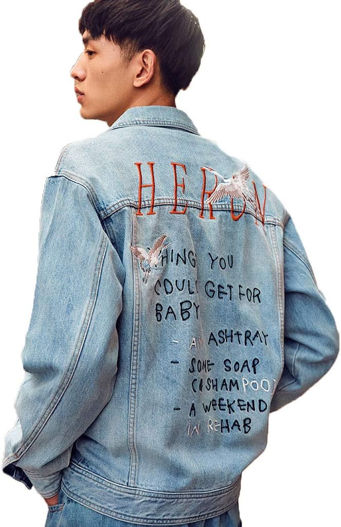 short denim jacket mens