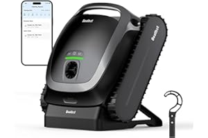 Beatbot AquaSense Cordless Robotic Pool Vacuum Cleaner with Hook - Intelligent Path Opimization, Cleans Floor, Walls, and Waterline - Ideal for Above & In-Ground Pools up to 2,260 sq.ft.