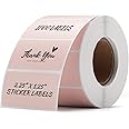 thumbnail image 2 of Direct Thermal Labels For Rollo Zebra Printers 2.25x1.25 Thermal Labels 5 Colors - 5000 Perforated Stickers For Rollo & Zebra Printers Pink Stickers 2 of 11