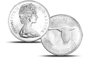 Antique Canadian Silver Coins, Lucky Maple Leaf Silver Coin Collection, Canada Ancient Coin for Collectors, Vintage Commemora