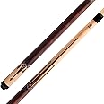 McDermott Lucky L76 Pool Cue Stick Natural - No Wrap - Multi-Color Overlay Points