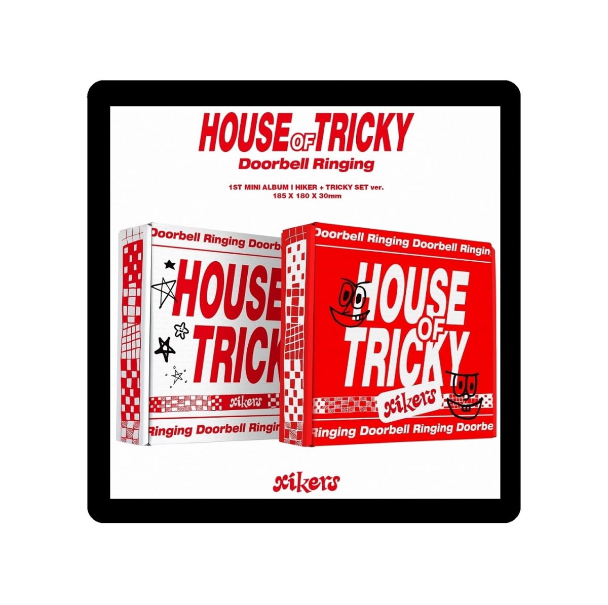 XIKERS - 1st Mini Album House of Tricky : Doorbell Ringing CD (Hiker ver.)