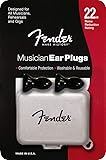 Fender Musician 22 dB Ear Plugs - 1 Set w Carry Case