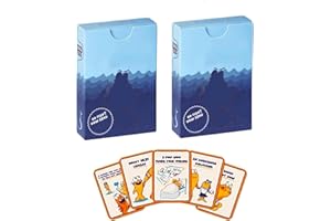 GENERIC 2pack Fish Card Game for Adult, Deck for 2+ Players, 2025 New Night Party Game Family Classic Interactive Fun for Adults, Gag Gift for Friends, Couples & Coworkers (2pcs)