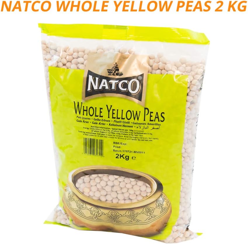Natco Whole Yellow Peas 2 Kg