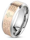 Artisan Owl Lord's Prayer Beveled Edge Rose Gold