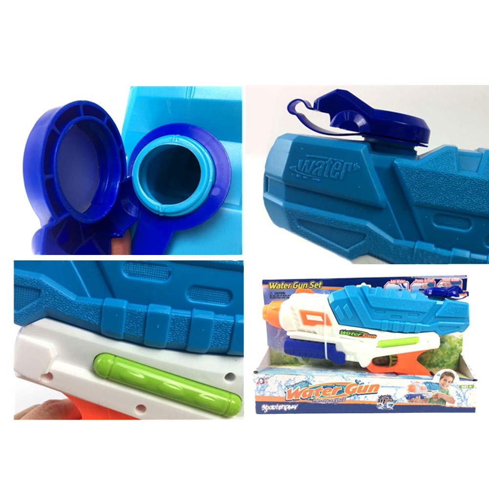 Queta Wasserpistolen mit Langstrecken-Sprinklerrohr, Wasserblaster Super Soakers Beach Toy für Kinder von 7 bis 14 Jahren 1000ML Extra Large Tank