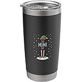 Grandparent Mimi Elf Christmas Family Matching, The MIMI EL Stainless Steel Insulated Tumbler